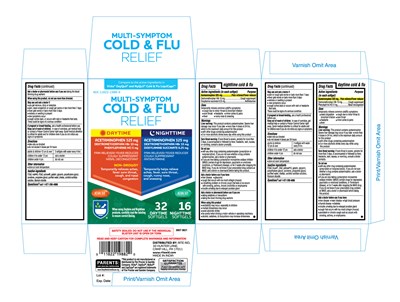 695T Multi Symptom Cold and Flu Relief DaytimeNighttime Softgels Carton 48s - 695T Multi Symptom Cold and Flu Relief DaytimeNighttime Softgels Carton 48s